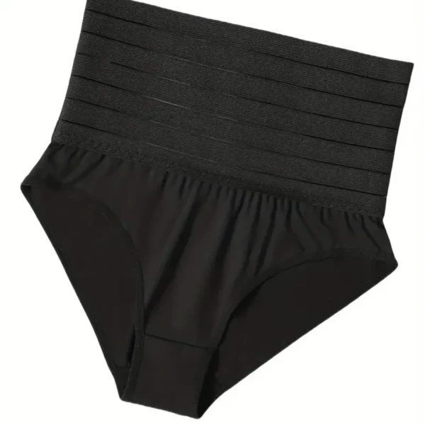 Culotte gainante taille haute élastique – Image 3