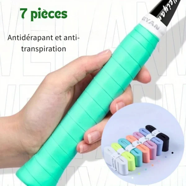 Lot grip plat adhésif raquette badminton – Image 4