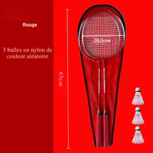 Alternative view of Raquettes badminton débutant avec volants nylon