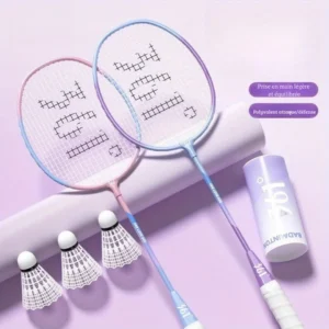 Alternative view of Raquettes badminton débutant double ultra léger