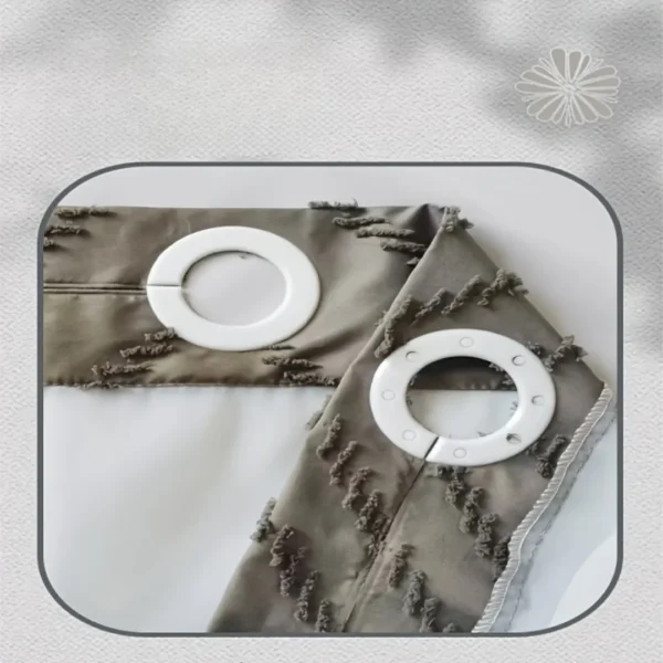 Rideau de douche double couche luxe – Image 4
