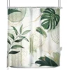 Rideau de douche feuilles bohème