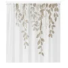 Rideau de douche feuilles suspendues