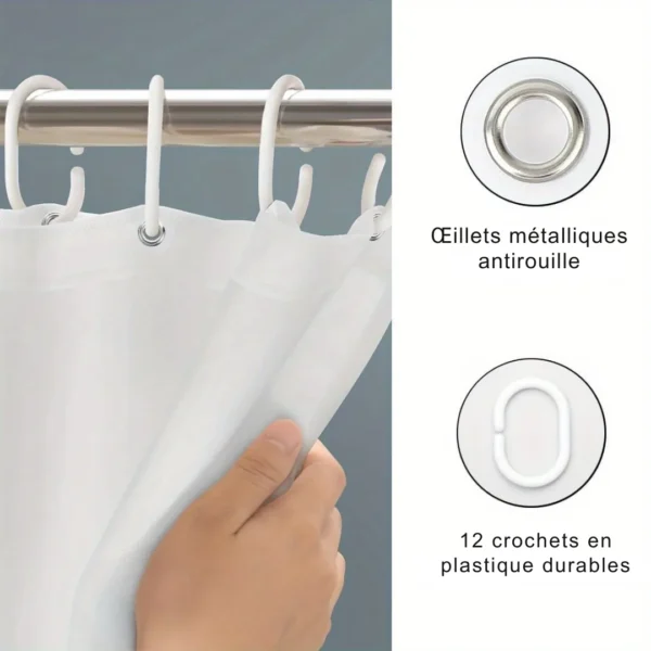 Rideau de douche jungle vintage – Image 6
