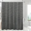 Rideau de douche lin foncé