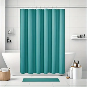 Rideau de douche microfibre gaufré