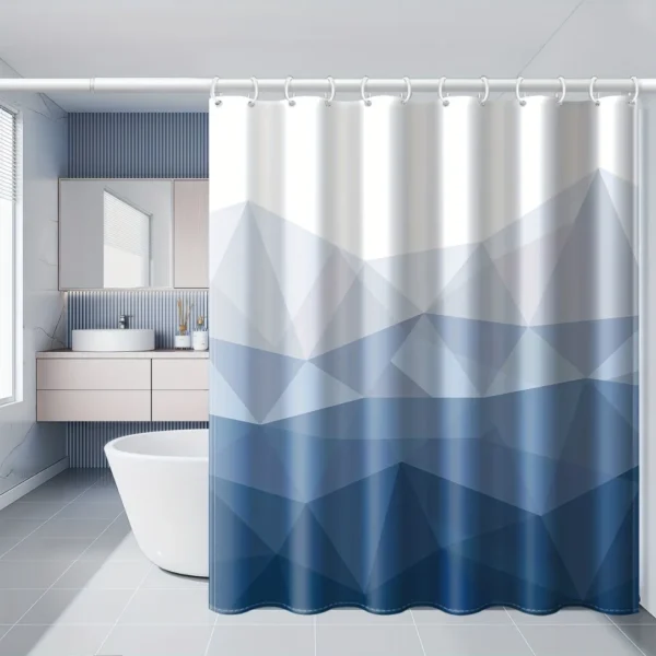 Rideau de douche motif dégradé – Image 10