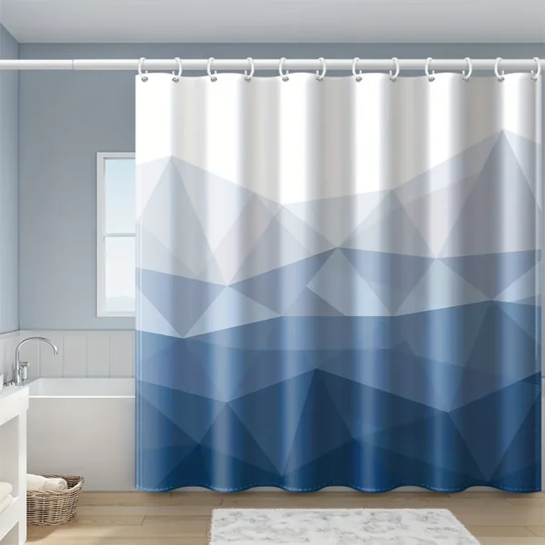 Rideau de douche motif dégradé – Image 9