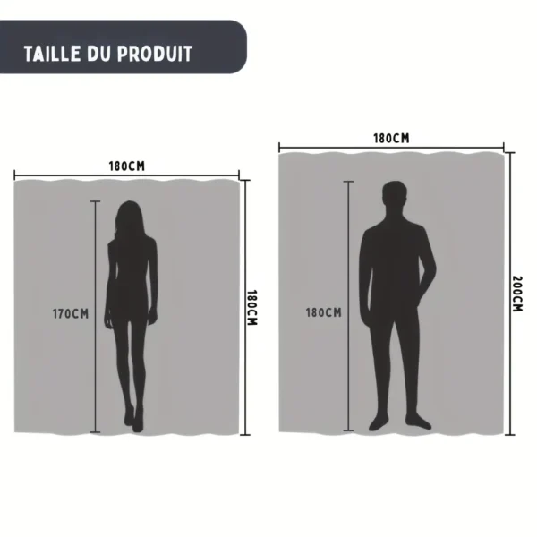 Rideau de douche rigide abstrait – Image 7