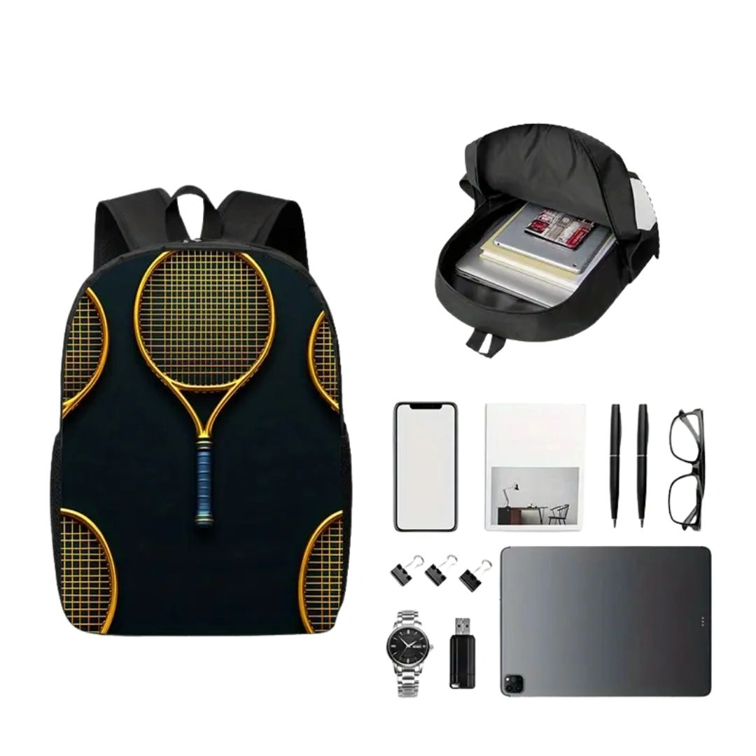 Sac à dos badminton imprimé graphique – Image 2