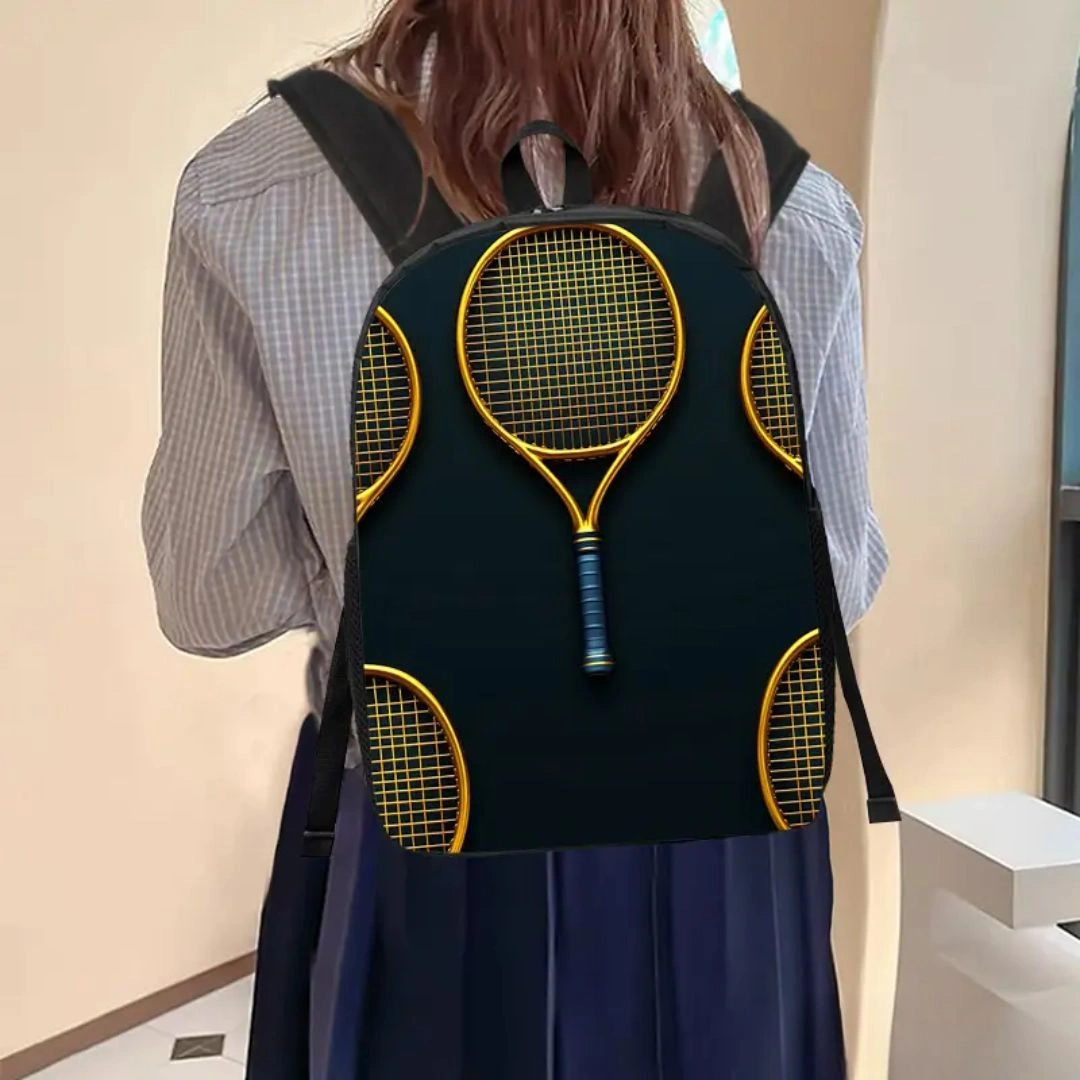 Sac à dos badminton imprimé graphique – Image 3