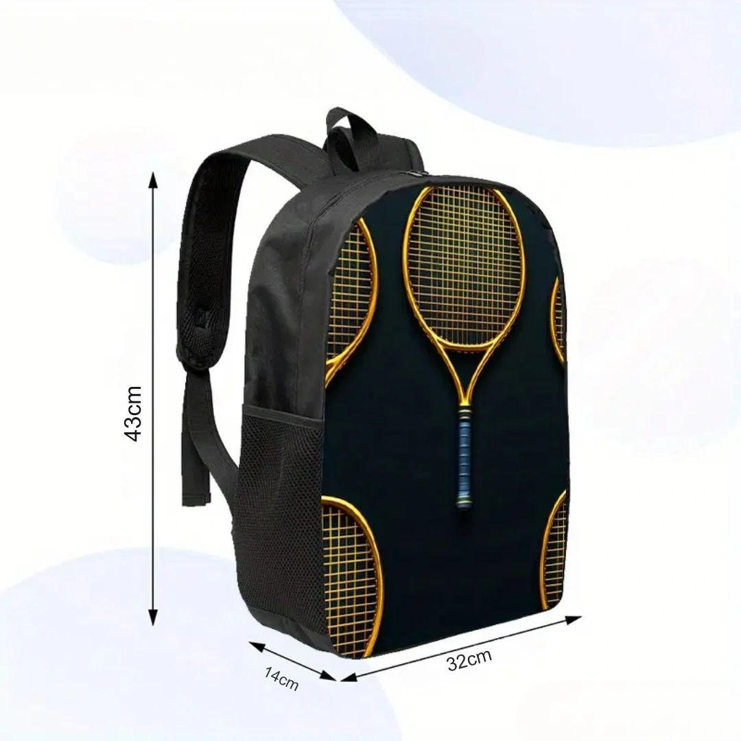 Sac à dos badminton imprimé graphique – Image 4