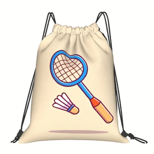 Sac badminton cordon design ludique – Image 4