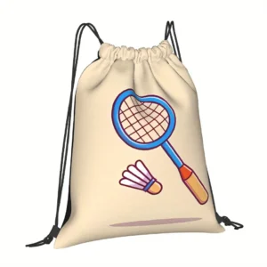 Sac badminton cordon design ludique