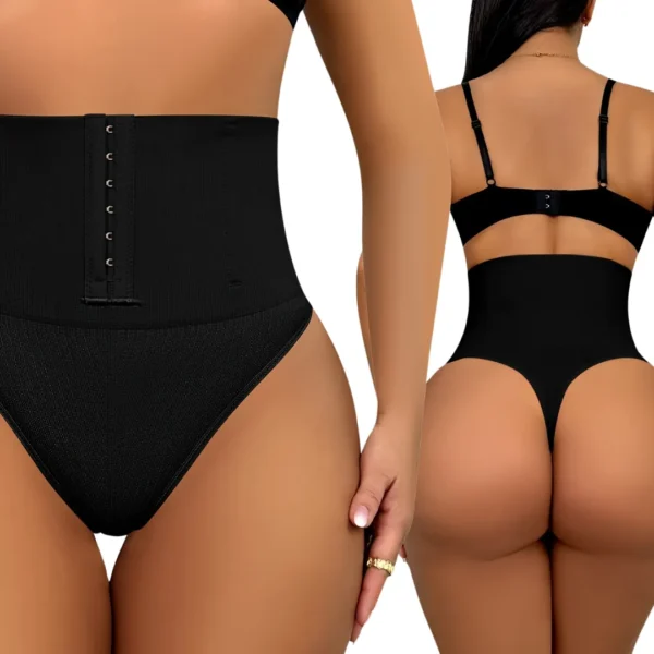 String gainant taille haute à boutons – Image 8