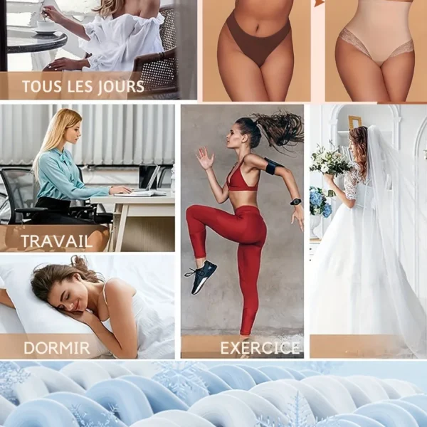 String taille haute dentelle gainante – Image 2