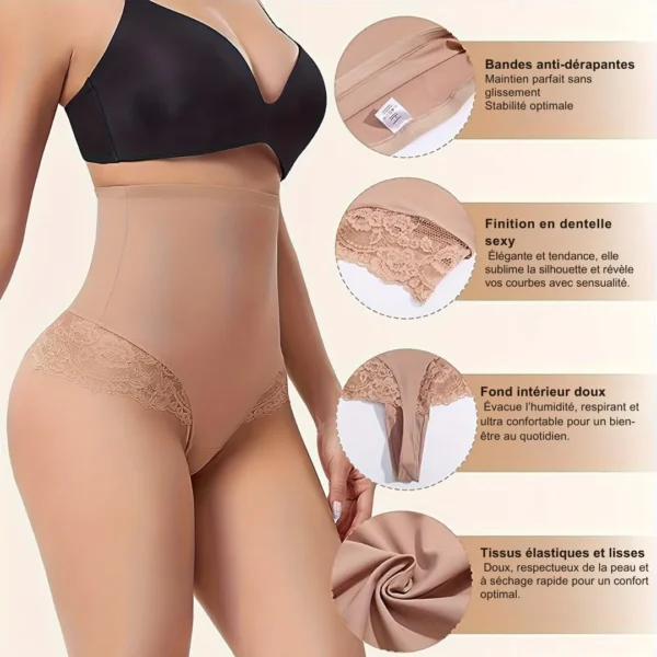String taille haute dentelle gainante – Image 5
