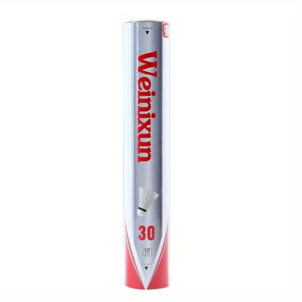 Volants badminton plume canard 12 pièces